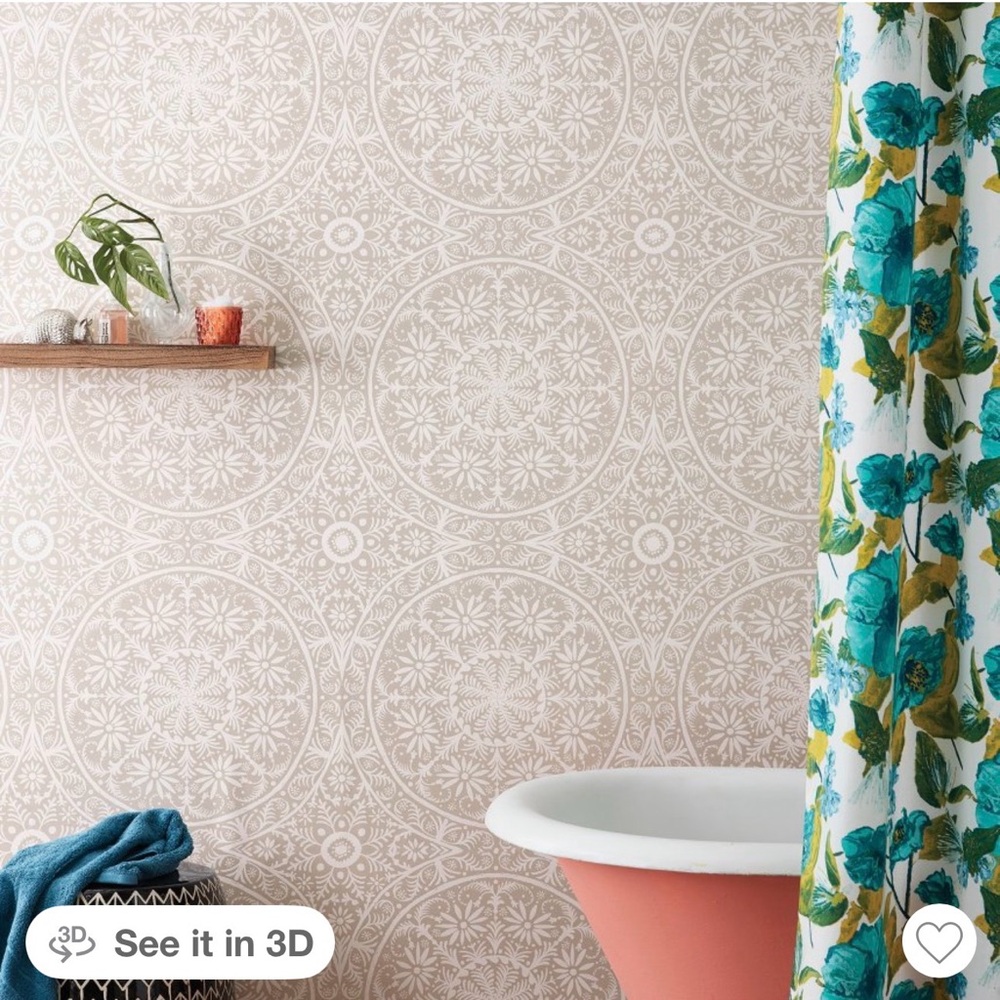 Opalhouse Cadiz Medallion Peel and stick Wallpaper, 5 roll bundle